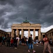 Brandenburg Gate i Berlin. 