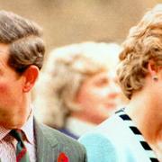 Prins Charles och prinsessan Diana. Arkivbild.