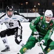 Hammarbys Ivan Lebedev under matchen mot Sandviken. 