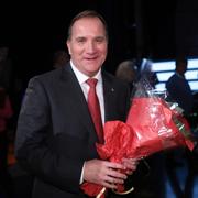 Stefan Löfven efter kvällens debatt.