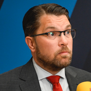 Jimmie Åkesson och Peter Hultqvist. 