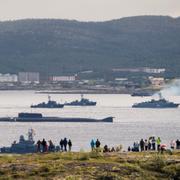 Bild från Severomorsk den 3 juli.