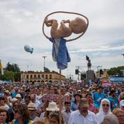 Bild från en tidigare argentinsk demonstration mot aborter