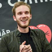 Den svenska Youtube-profilen Felix Kjellberg. 