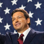 Ron DeSantis och Donald Trump.