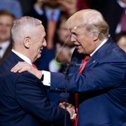 Mattis och Trump. Arkivbild.