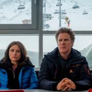 Julia Louis-Dreyfus och Will Ferrell i ”Downhill”.