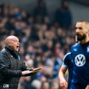 Uwe Rösler under gårdagens match mot FCK.