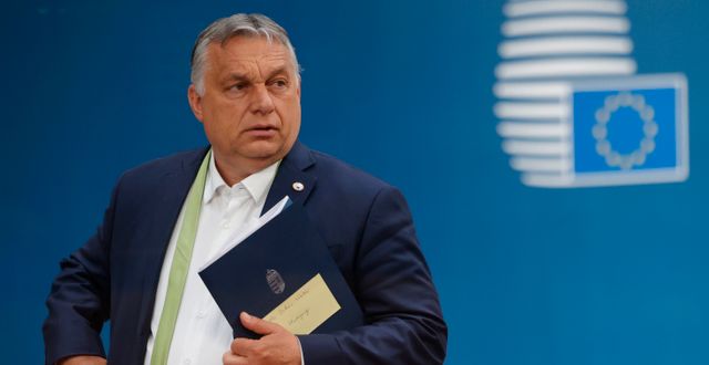Victor Orbán. Olivier Matthys / TT NYHETSBYRÅN