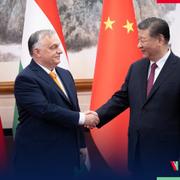 Viktor Orbán och Xi Jinping. 