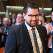 Jimmie Åkesson på landsdagarna i Karlstad.