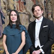 Klimat- och miljöminister Romina Pourmokhtari (L) och Fredrik Holwaster.