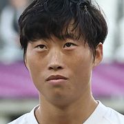 Nordkoreanska spelare innan finalen mot Spanien.