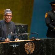 Nigerias president Muhammadu Buhari. 