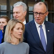 EU-ledare på plats i Bryssel.