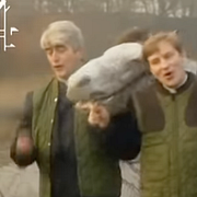 Skärmdump ur det aktuella avsnittet av Father Ted