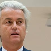 Geert Wilders under rättegången i en domstol utanför Amsterdam, 23 november, 2016.