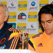 Coachen Jose Pekerman och Radamel Falcao