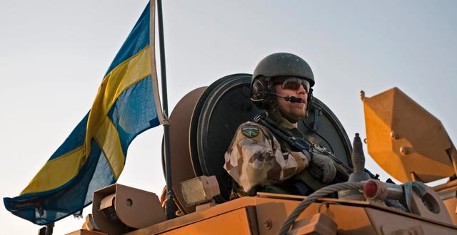 Svensk soldat i Afghanistan. HENRIK MONTGOMERY / TT / TT NYHETSBYRÅN