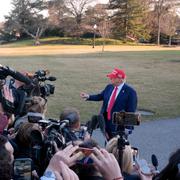 President Donald Trump på fredagen.