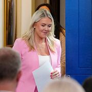 Karoline Leavitt i juli 2026.