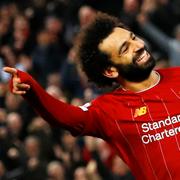 Dubble målskytten Mohamed Salah.