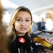 Kristdemokraternas partiledare Ebba Busch (KD) 