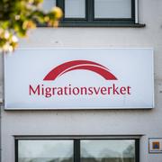 Migrationsverkets logotyp. 