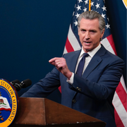 Nationalgardet på plats i Los Angeles / Guvernören Gavin Newsom. 