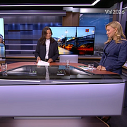 Thand Ringqvist och Busch i SVT:s studio.