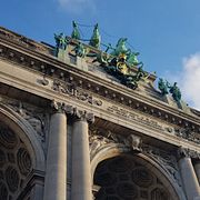 Parken Cinquantenaire i centrala Bryssel.