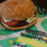 Burger Kings veganska hamburgare ”Impossible whopper”.