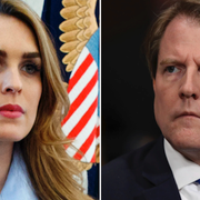 Hope Hicks och Donald McGahn.