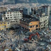 Bilder från Antakya och Elbistan i Turkiet.