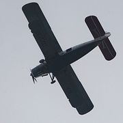 Ett Antonov AN-2-plan utanför St. Petersburg i Ryssland.