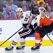 Svenska Anton Frondell under nattens match.