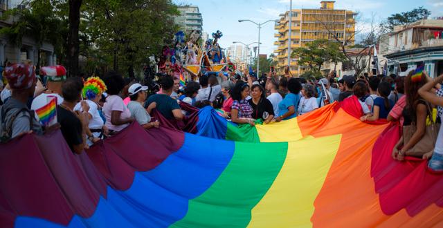 Prideparad på Kuba. Arkivbild. Desmond Boylan / AP