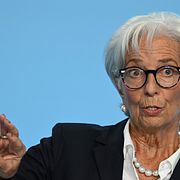 ECB:s chef  Christine Lagarde.  Arne Dedert / AP