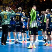 Svenska spelare efter förlusten i bronsmatchen