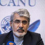 Irans FN-ambassadör Ali Bahreini. 