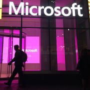 Microsoft-kontor i New York.  Arkivbild.