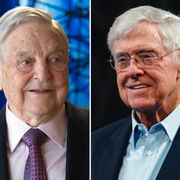 Adelson, Soros och Koch.