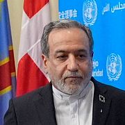 Irans utrikesminister Abbas Araghchi  i samband med FN:s generalförsamlings sammanträde i New York.