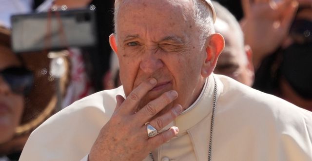 Påve Franciskus. Andrew Medichini / AP