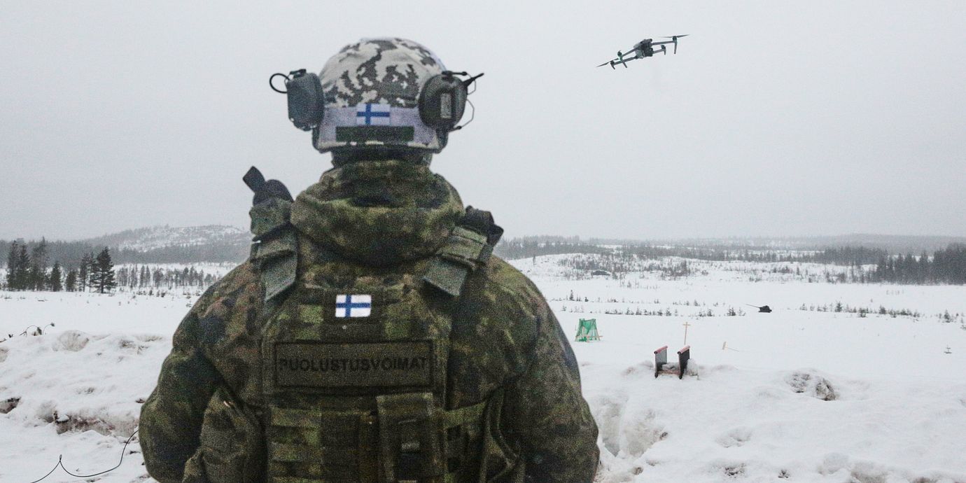 Arkivbild: Natoövning i finska Rovajärvi.