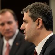 Ibrahim Baylan och Stefan Löfven.
