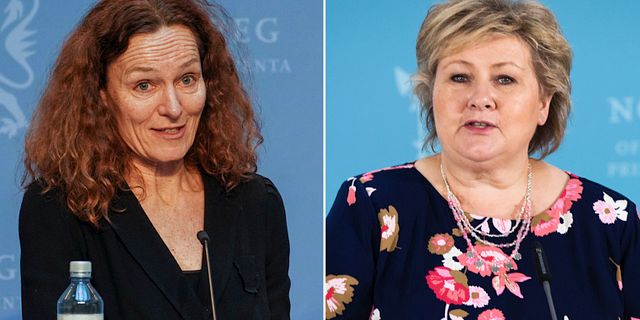 Camilla Stoltenberg och Erna Solberg. TT
