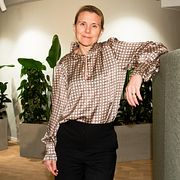 Sjunde AP-fondens kapitalförvaltningschef Lena Fahlén.