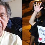  Alberto Fujimori. Anhängare till expresidenten.