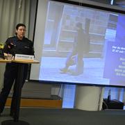 Polisen under presskonferens i Örebro den 20 februari.